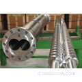 coclea cilindro per Bausano MD 125/30 PLUS Parallela doppia vite cilindrica PROFILO TUBO PVC bimetallico